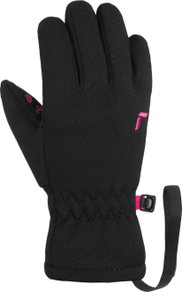 Reusch Kiddy 6385174 7720 schwarz pink front